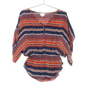 Parker • Silk Printed Kimono Sleeve Top